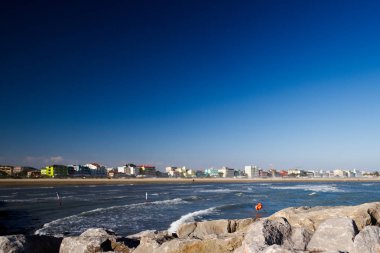 Caorle, İtalya. Bir güzel Venedik şehir.