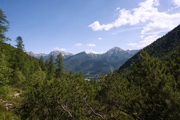 Landscape Hiking Pacherini Refuge Forni Sopra — Stock Photo, Image