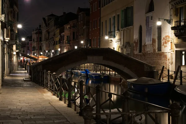 Noche Nublada Venecia Italia — Foto de Stock