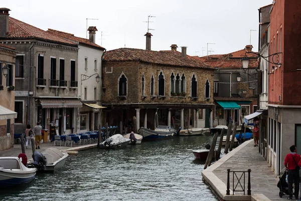 Paseando Por Isla Murano Venecia Italia — Foto de Stock