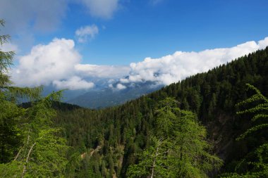 İtalya, Paluzza 'dan Tersadia Dağı.