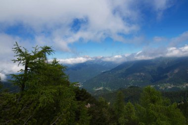 İtalya, Paluzza 'dan Tersadia Dağı.
