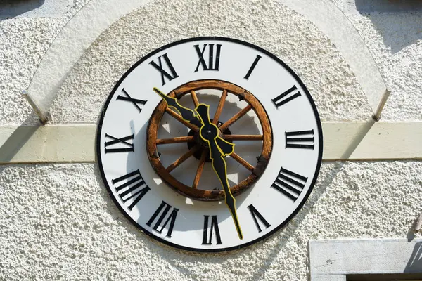 Pesariis Pueblo Los Relojes Friuli Italia — Foto de Stock