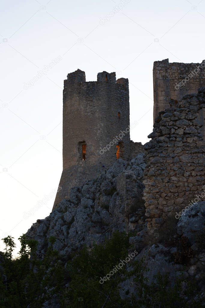 Rocca Calascio is a historical place in the middle of Italy.