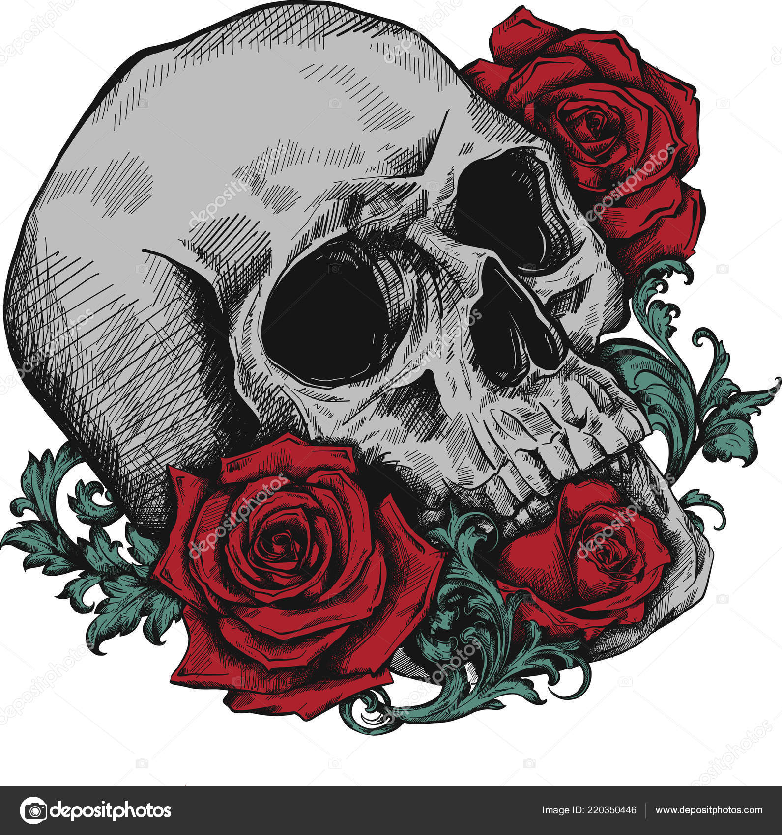 Rose Skull