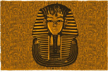 Kral Tutankhamen Mısır ölüm maskesi
