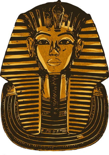 King Tutankhamen Egyptian Death Mask — Stock Photo, Image