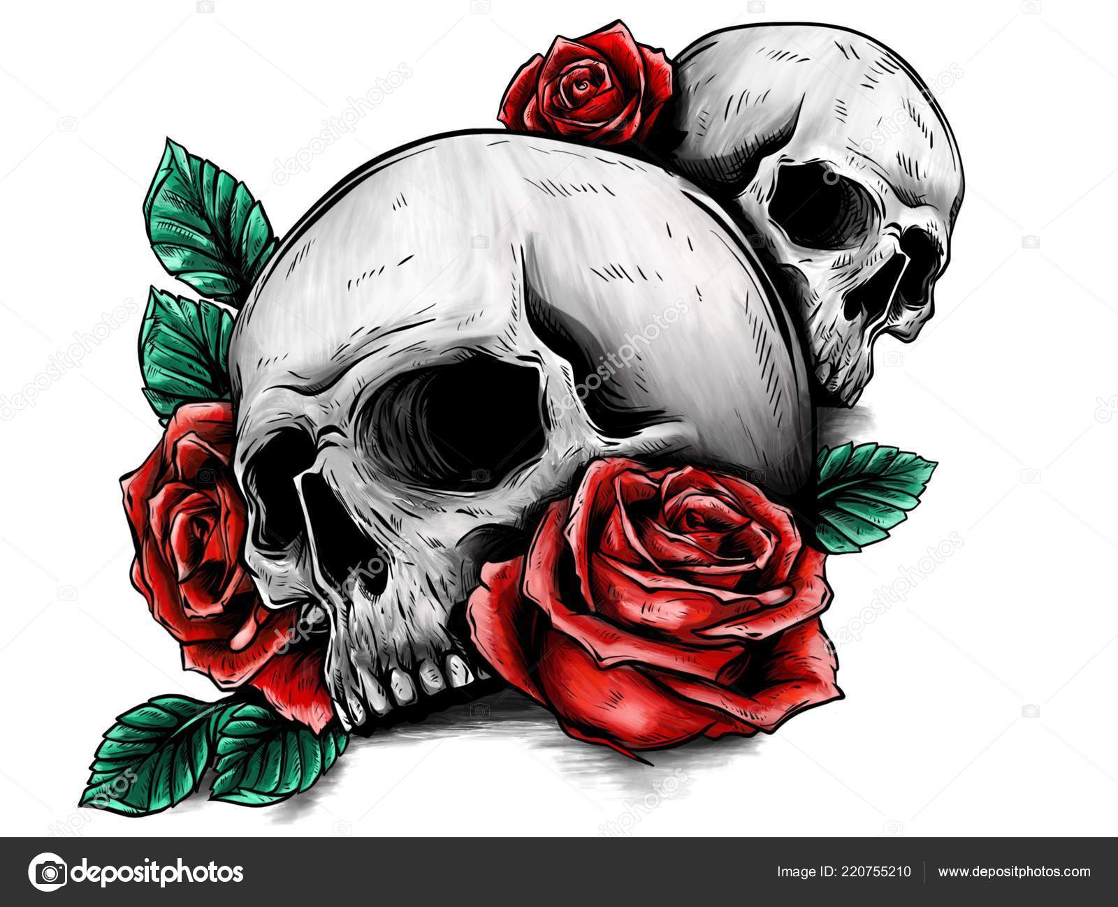 Rose Skull