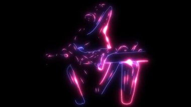 Tatlı kurbağa çizgi film lazer animasyon videosu