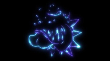 Bulldog Maskotu Video lazer animasyonu