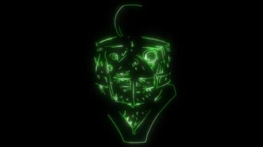 Bulldog Maskotu Video lazer animasyonu