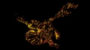 Eagle Amerikan sembolü video animasyon