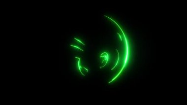 Duygusal yüz video lazer canlandırması