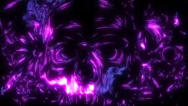 Een menselijke schedel met rozen laser animatie — Stockvideo