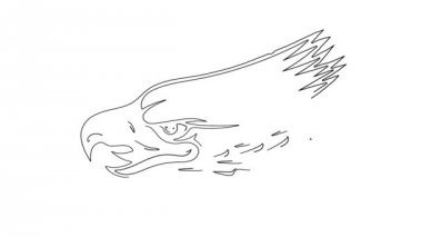 Eagle Amerikan sembolü video animasyon