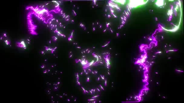 Animasi Laser Kepala Iblis — Stok Video