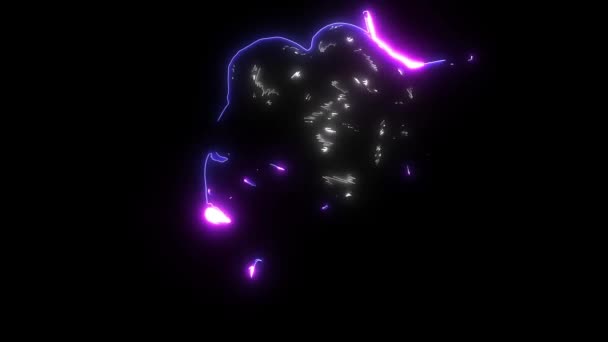 Belle Japonaise Geisha détient ventilateur vidéo 