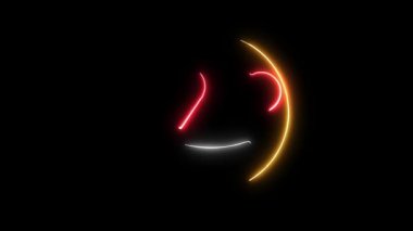 Aşk simgesinde gülümse video animasyonu