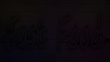 gerçekçi neon yazıları dekorasyon ve arka planda kaplama için..