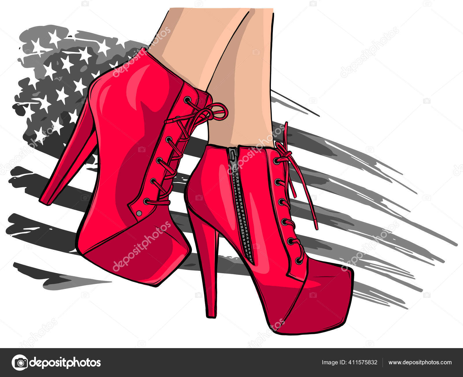 Cartoon Illustration Of Pointed High Heels PNG Images | PSD Free Download -  Pikbest