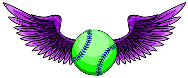 Béisbol bola diseño elemento vector dibujo ilustración — Vector de stock