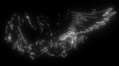 Kuğu ol, ördek değil, gül dijital neon video ile