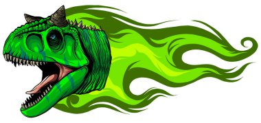 Vektör Ejder Başlığı Beyaz Arkaplanda İzole Edildi