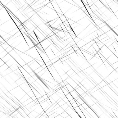 Beyaz bir arka plan siyah çizikler. Sorunsuz doku.