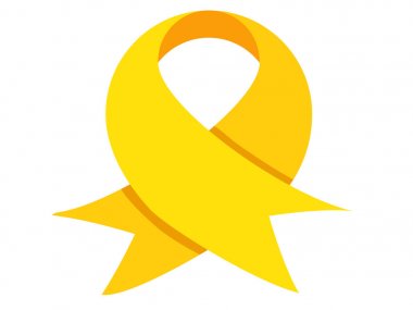 Dünya Kanser Günü. Kurdele - Vektör.