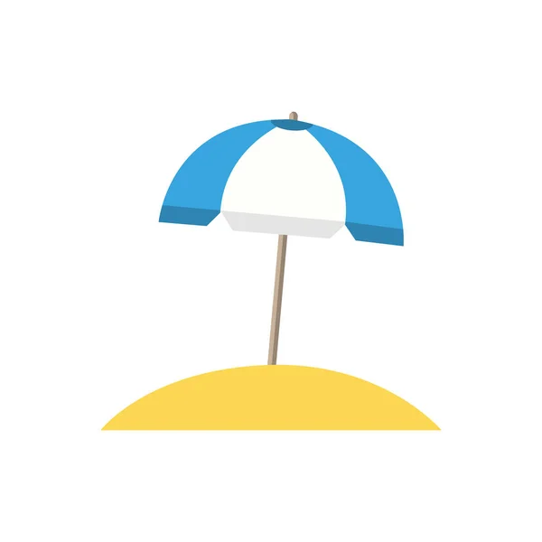 Пляжный зонтик — стоковый вектор