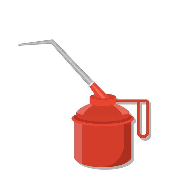 Red oilcan — Stockvector