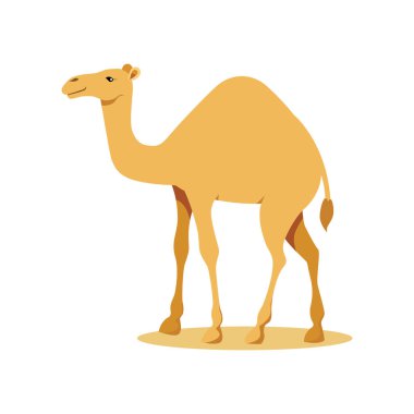 Deve. çizgi film vektör illüstrasyon simgesi