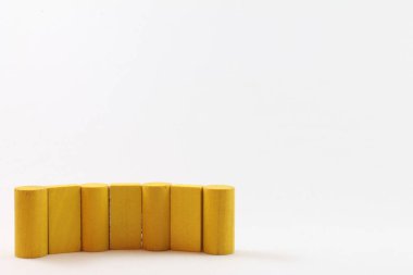 renkli ahşap mimari oyun adet farklı kompozisyonlar