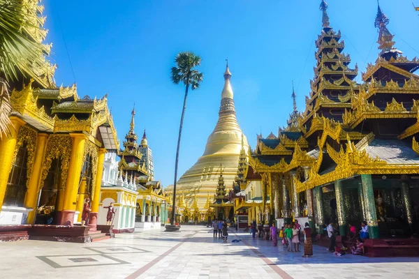 Pagode Shwedagon Yangon Myanmar — Photo