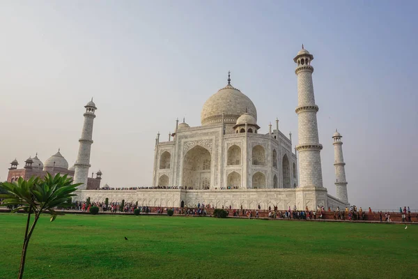 Mausoleo Mezquita Taj Mahal India — Foto de Stock