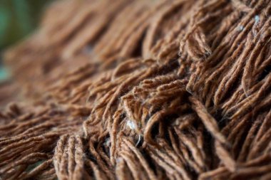 Makro fotoğraf yün halı