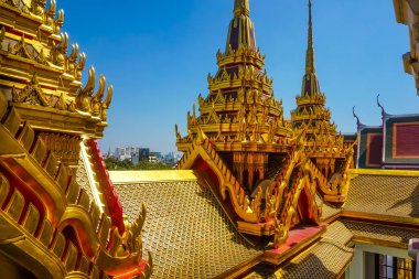 Güzel Budist Stupas Bangkok, Tayland