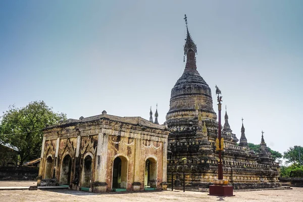 Krásné Staré Buddhistické Stúpy Pagod Bagan Myanmar — Stock fotografie