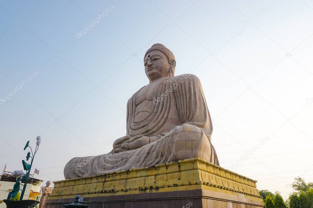 Big Buddha statue in Bodhgaya. India