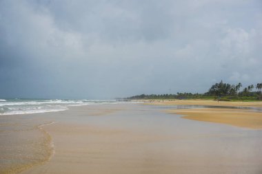 Arambol köyü boş plajları. Goa, Hindistan