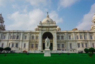 Kolkata İngiliz Kraliçe Victoria Anıtı. Hindistan