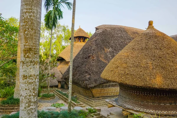 Architecture in the territory of Gurukul - Vedic school for boys in Mayapur, India