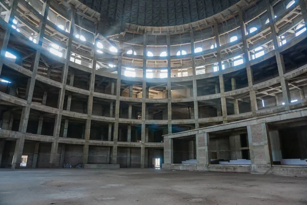 Dentro Planetário Védico Construção Mayapur Índia — Fotografia de Stock