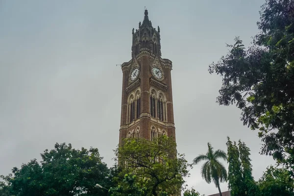 Torre Del Reloj Rajabai Mumbai India — Foto de Stock