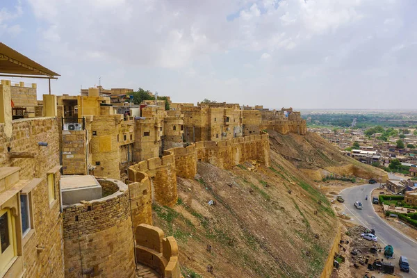 Jaisalmer Indien Juli 2017 Gyllene Staden Fort Jaisalmer — Stockfoto