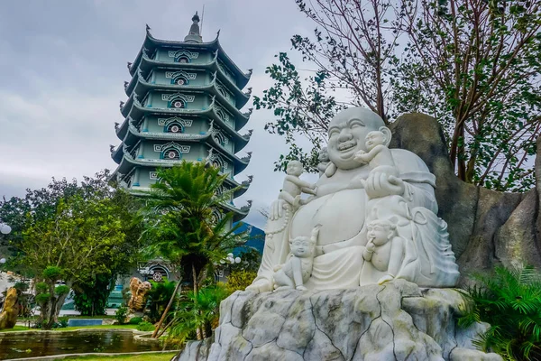 Prachtige Architectuur Boeddhistische Tempel Nang Vietnam — Stockfoto