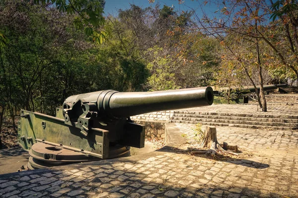 Französisches Fort Mit Kanonen Der Stadt Vungtau Vietnam — Stockfoto