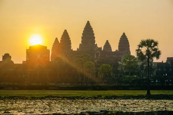 Angkor Wat main temple at sunrise