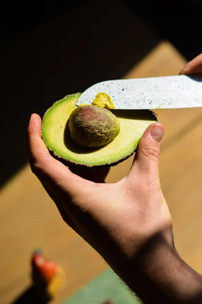 Vegetarisk Mat Vetabales Avokado — Stockfoto