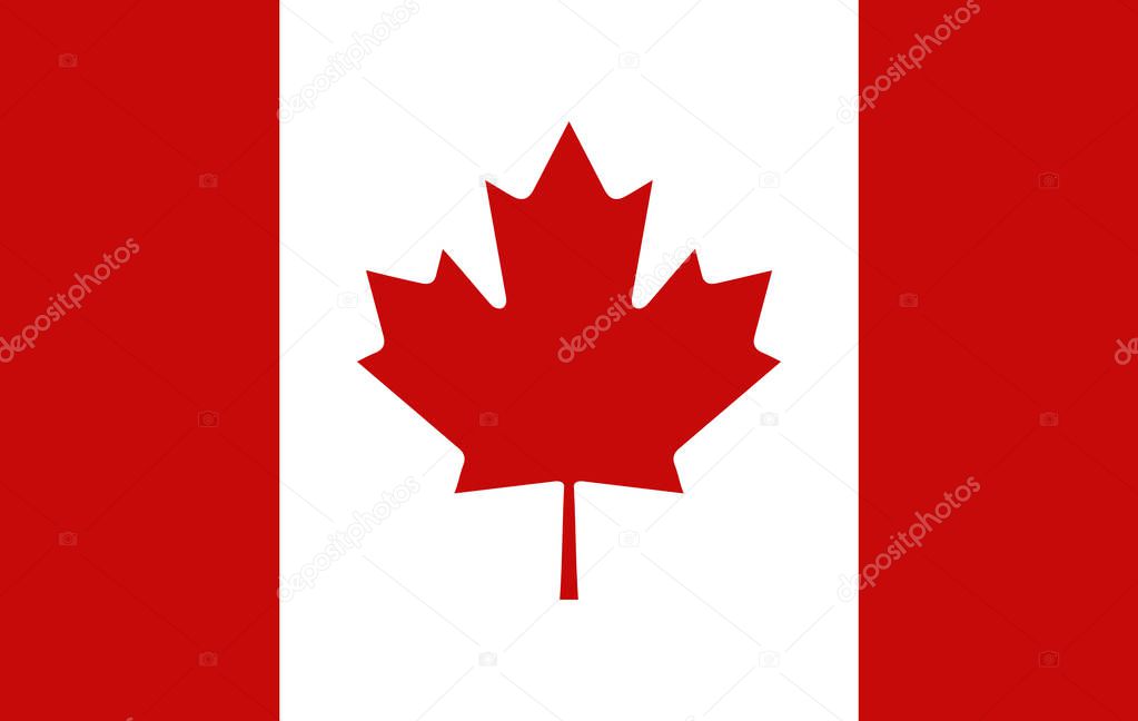 flag canada vector background